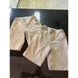 Old Navy Boys Dri Fit Shorts Lot Of 2 Sz 10‎ Performance Material School Uniform
